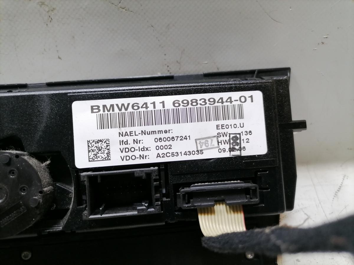 BMW 3er E90 original Heizungsregulierung Klimabedienteil Bj.2006